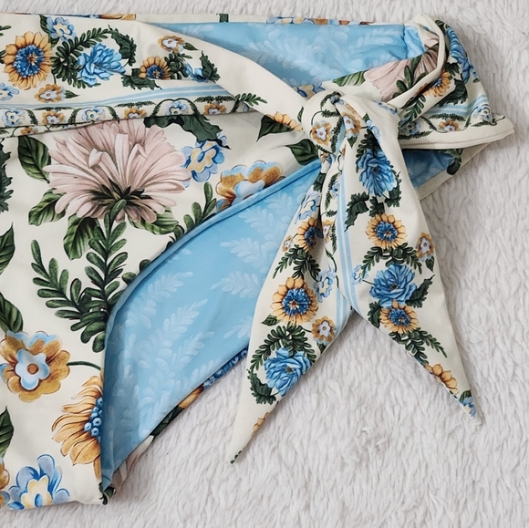 New!Agua Bendita Perla Aine Side Tie Bikini Bottoms - Picture 6 of 12